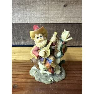 Santa’s Keepsake Western Cowboy Santa On Horse -in Box